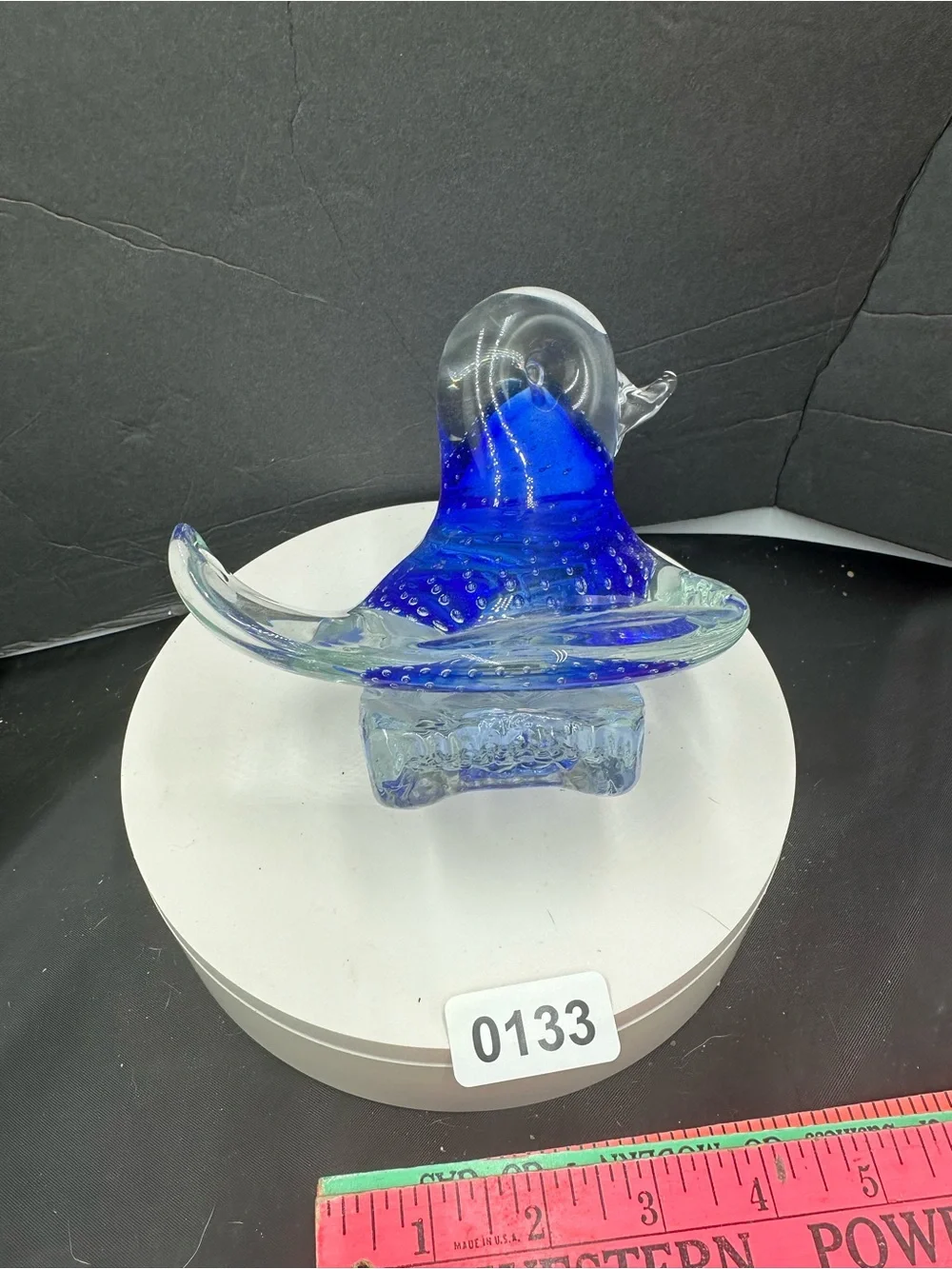 Murano Or Murano Style Blue Bird Up BB